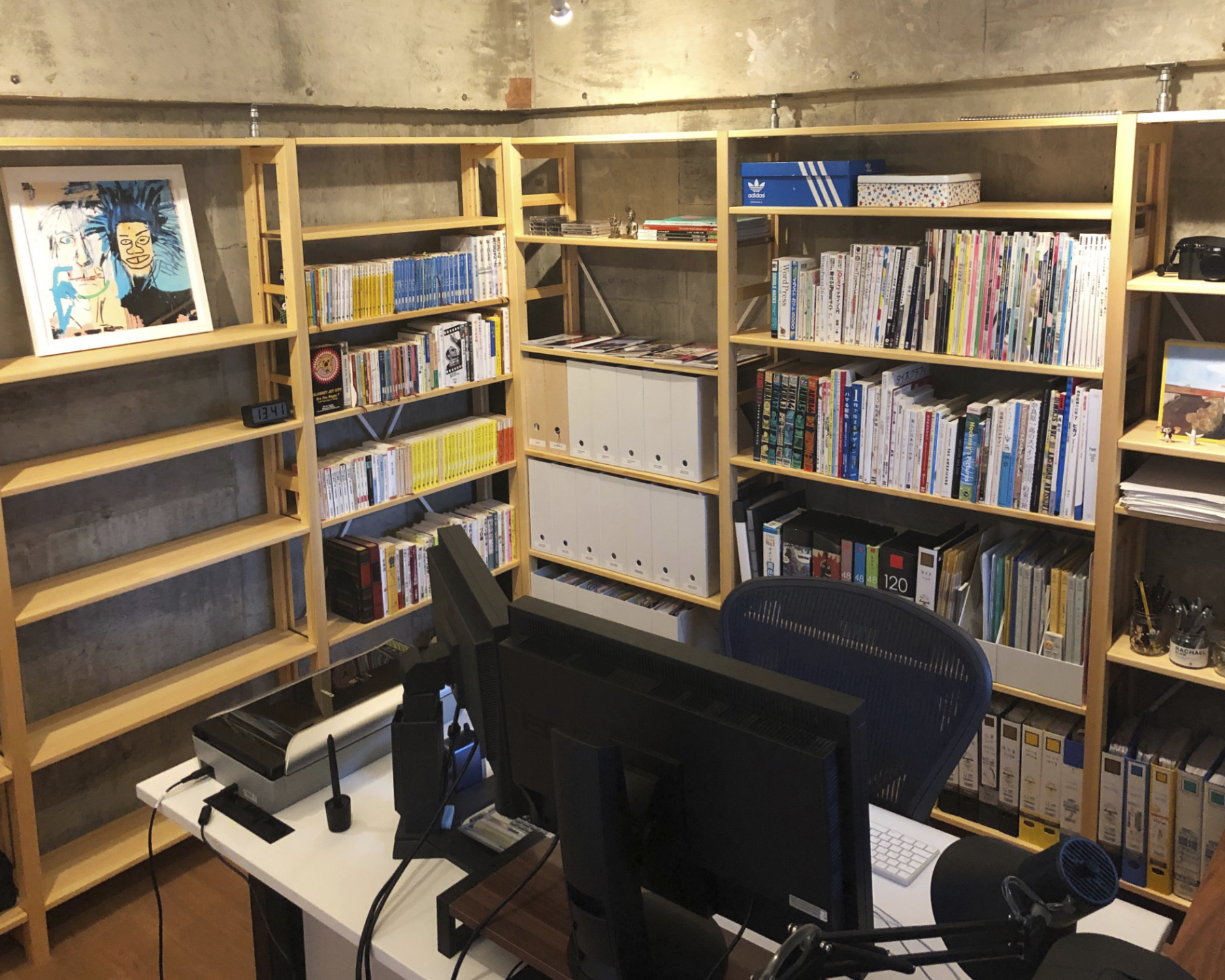 書斎本棚
