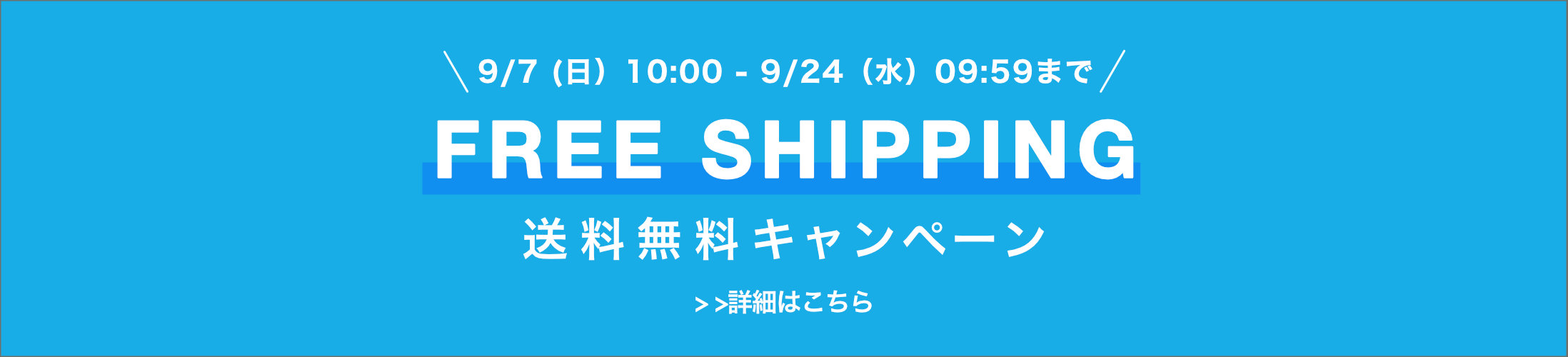 送料無料キャンペーン2025